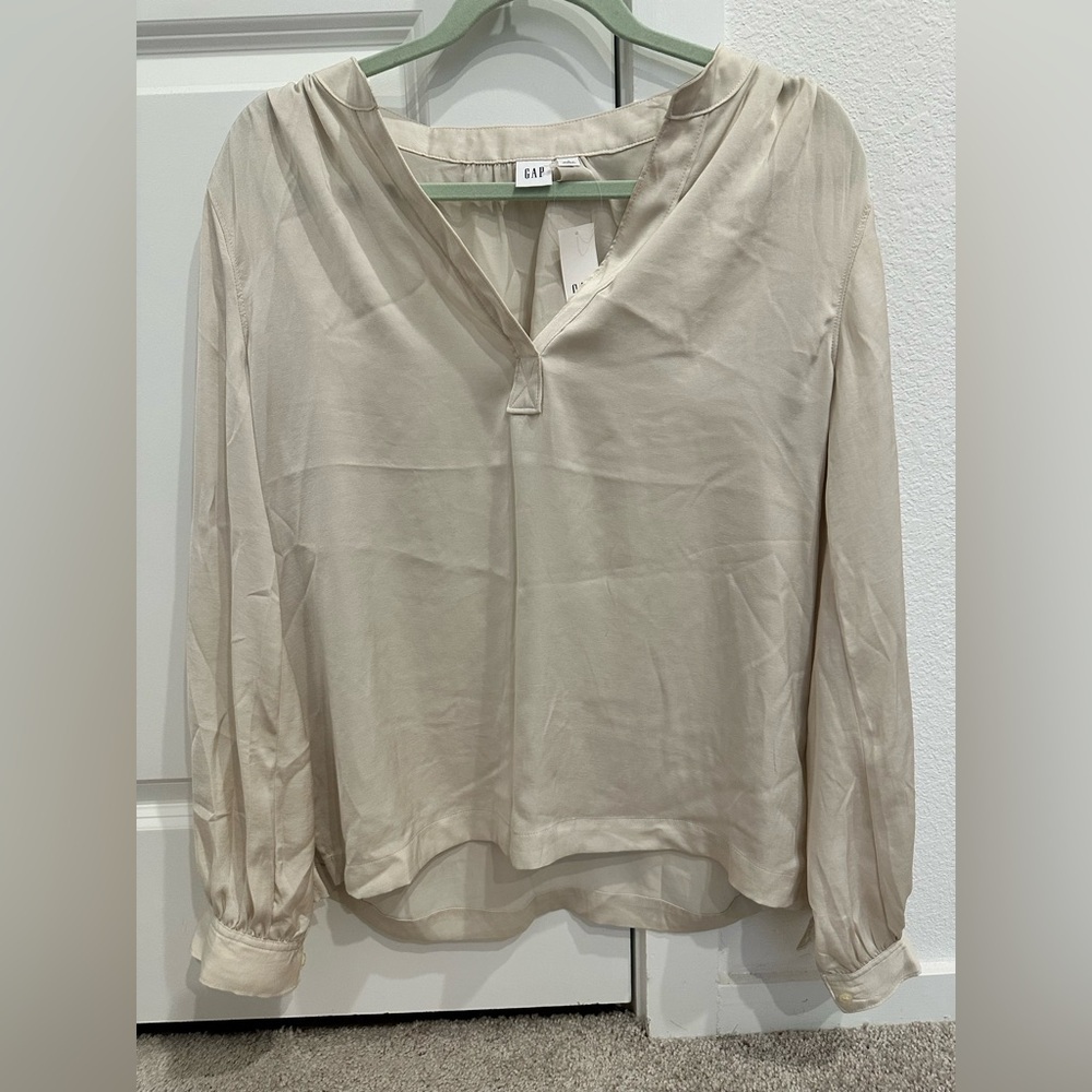 GAP Women's Cream Blouse